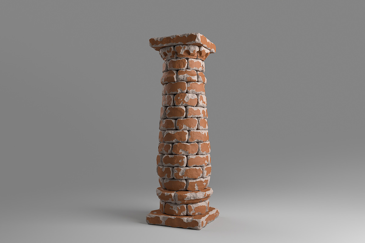 Bricked column in Architecture - product preview 8