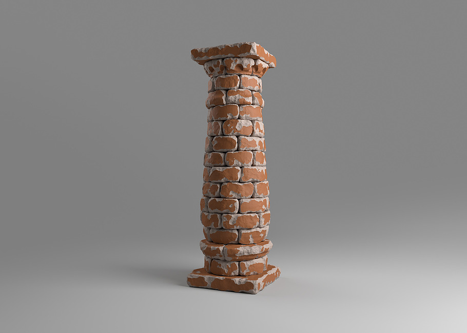 Bricked column in Architecture - product preview 1