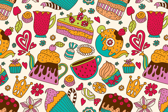 Tea party. in Patterns - product preview 2