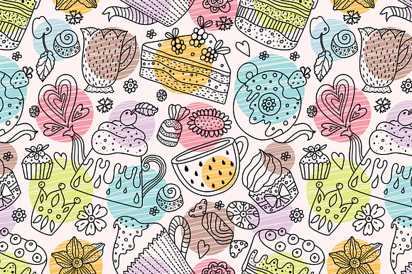 Tea party. in Patterns - product preview 4