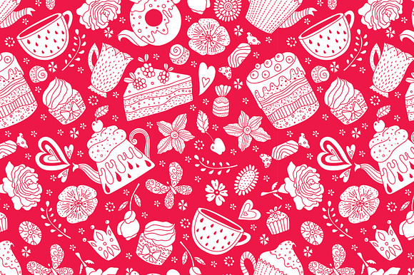 Tea party. in Patterns - product preview 9