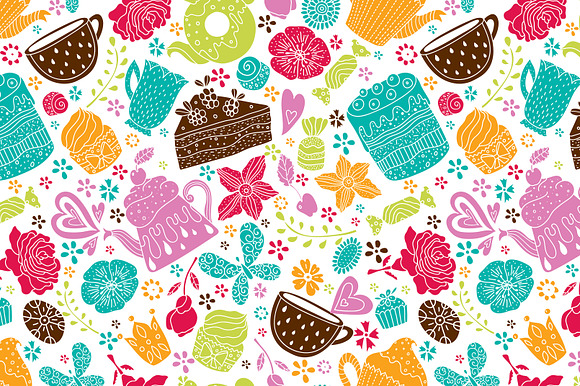 Tea party. in Patterns - product preview 10