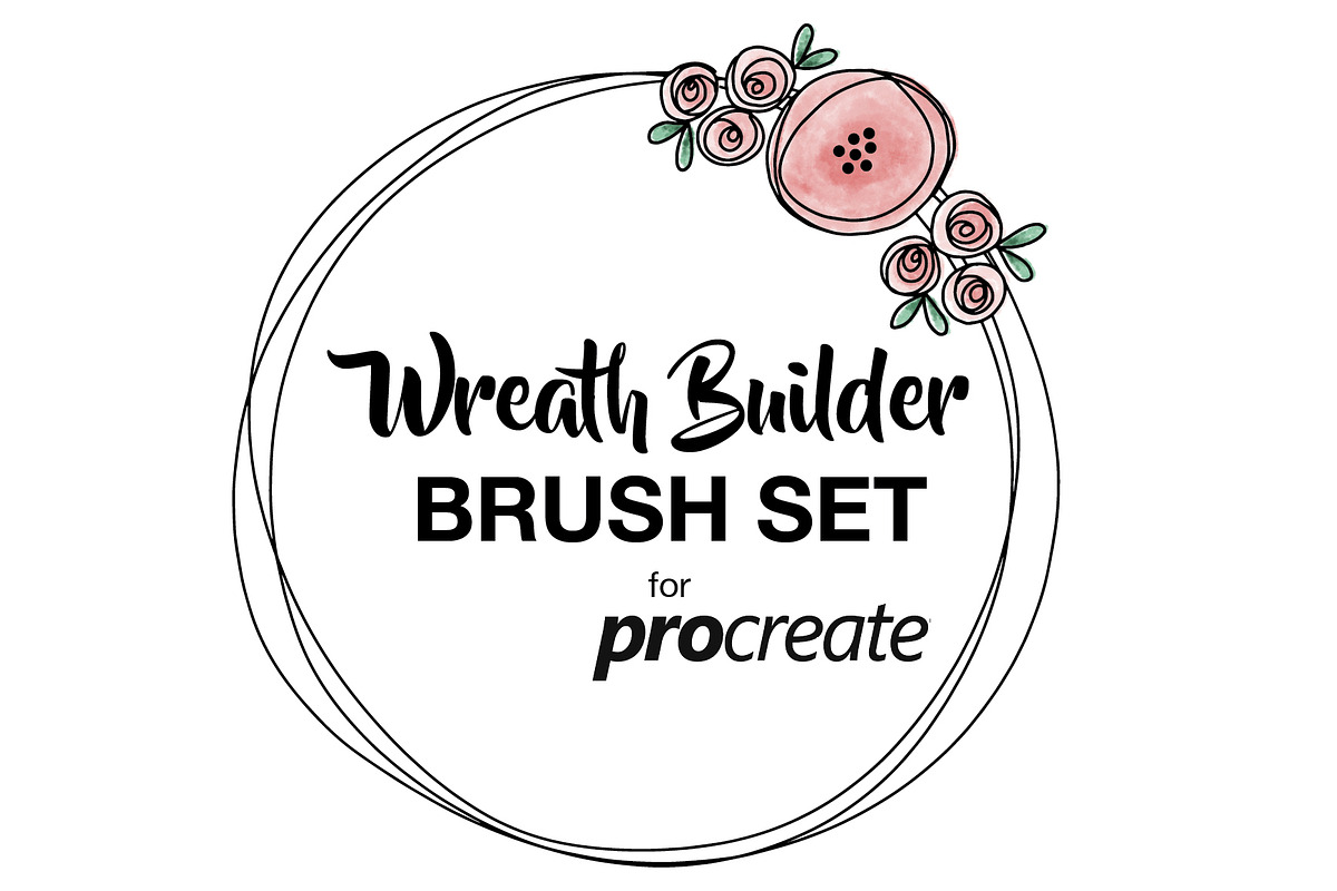 Wreath Builder Brush Set Procreate in Add-Ons - product preview 8
