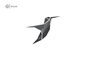 Polygon Humming Bird Logo