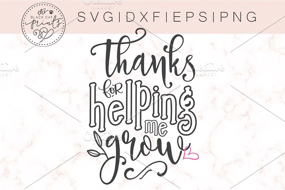 Thanks for helping me grow SVG DXF