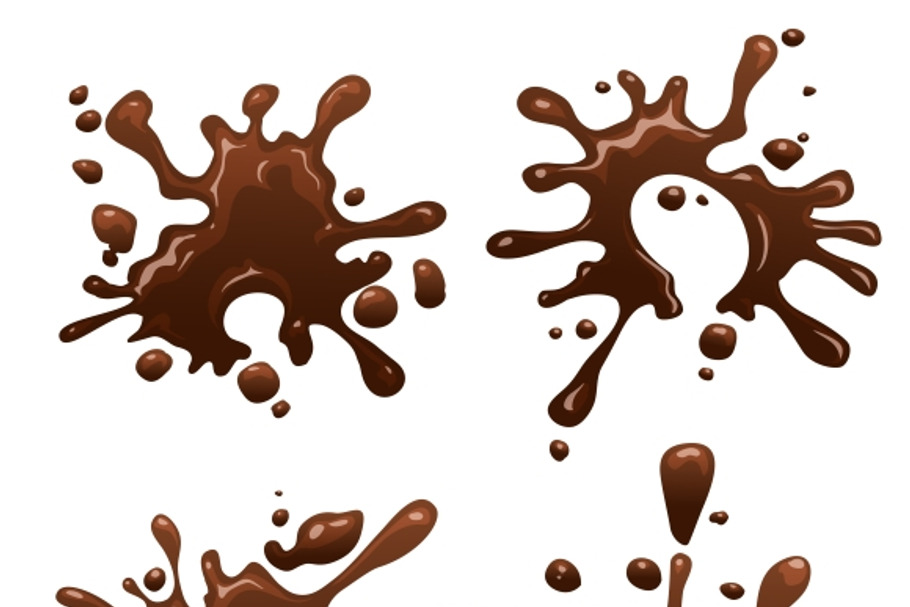 Chocolate drops and blots in Graphics - product preview 8