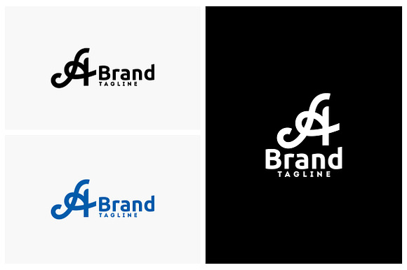 A Letter  in Logo Templates - product preview 1