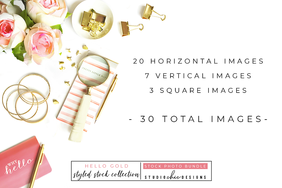 Styled Stock Bundle Pink & Gold