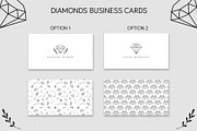 2 Diamonds Business Card templates