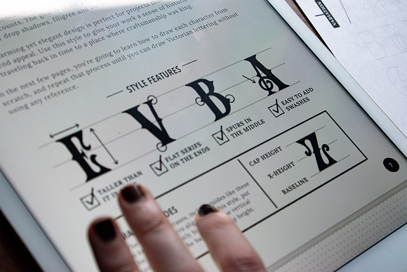 Victorian Lettering Workbook in Add-Ons - product preview 5
