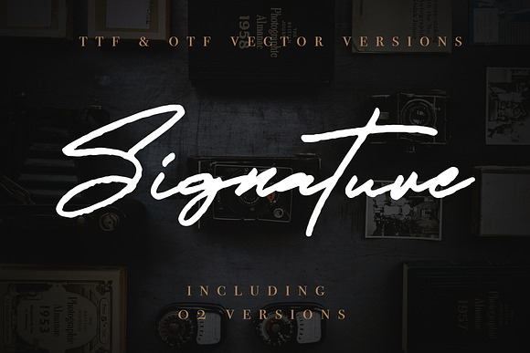 JV Signature SVG - Opentype SVG in Signature Fonts - product preview 7
