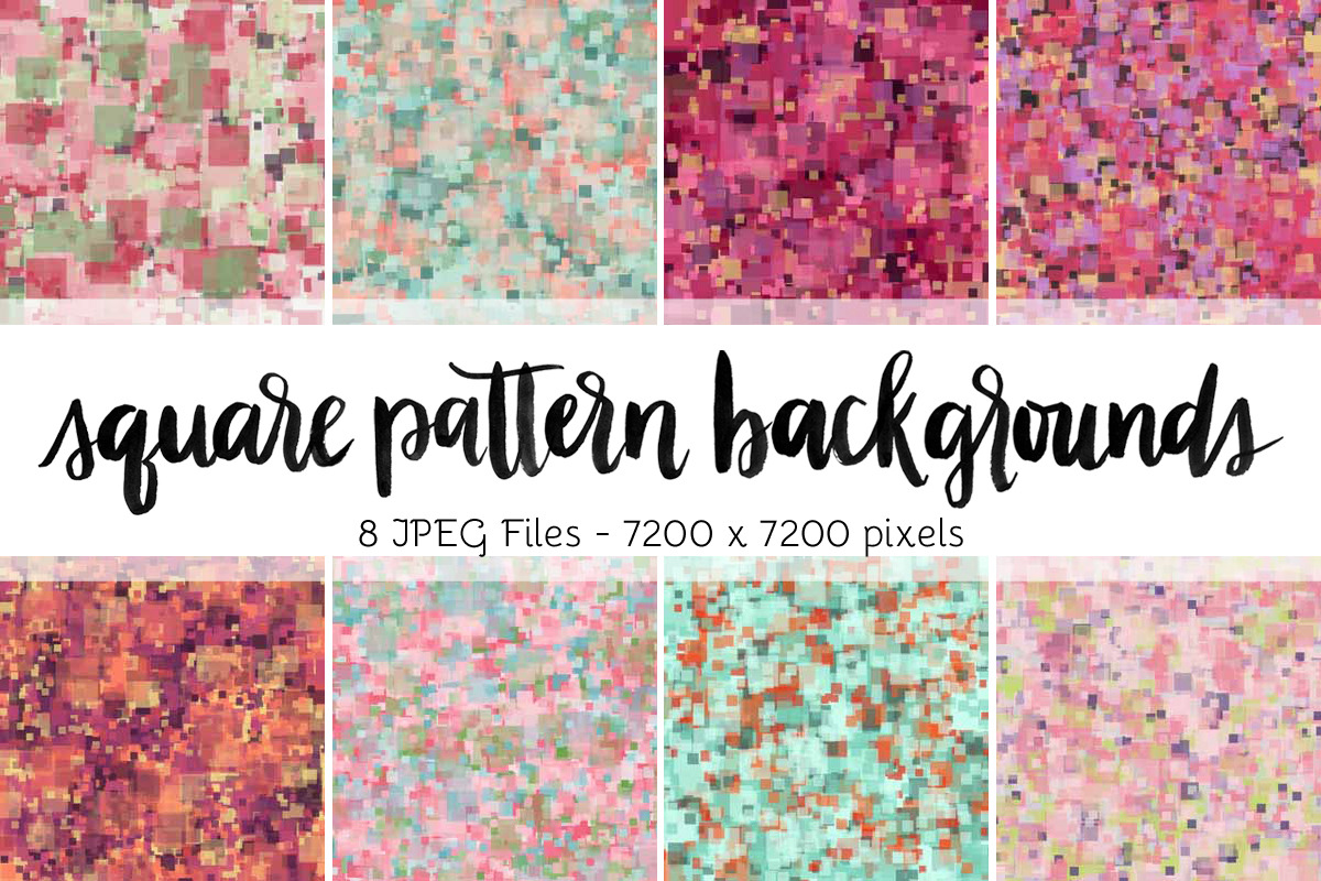 Square Pattern Backgrounds in Patterns - product preview 8