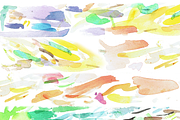 Abstract Colorful Watercolor Brush