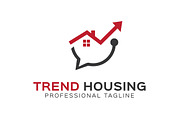 Trend Housing logo Template