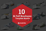 10 Bi Fold Brochures Bundle - Vol. 4