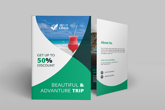 10 Bi Fold Brochures Bundle - Vol. 4 in Brochure Templates - product preview 5
