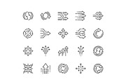 Line Abstract Transition Icons