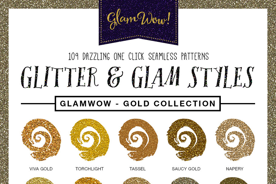 GlamWow - Glitter Kit For Photoshop