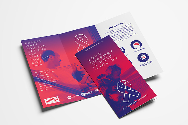 Cancer Charity Tri-Fold Brochure