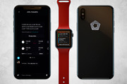 Apple Watch & iPhone X Mockup V.2