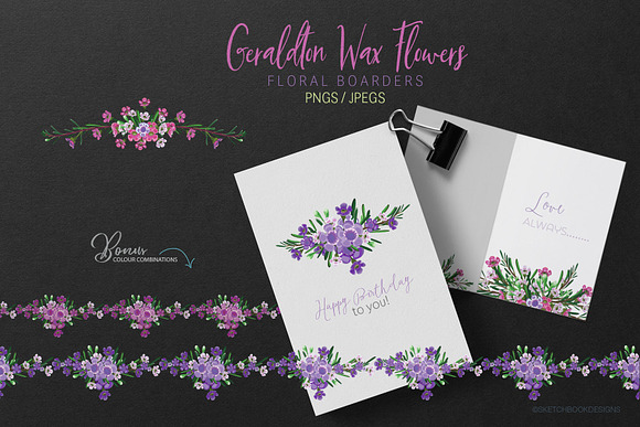 Pretty Floral Design Set in Illustrations - product preview 9