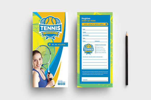 Tennis Templates Pack in Flyer Templates - product preview 8