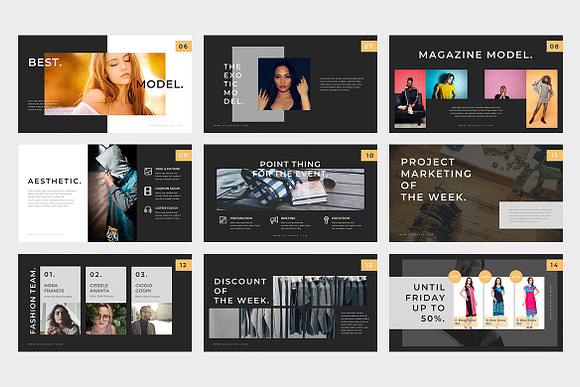 Dilanova Fashion Powerpoint Template in PowerPoint Templates - product preview 1