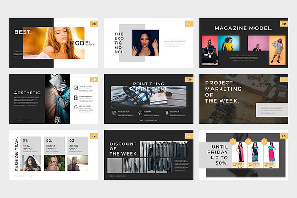 Dilanova Fashion Powerpoint Template in PowerPoint Templates - product preview 5