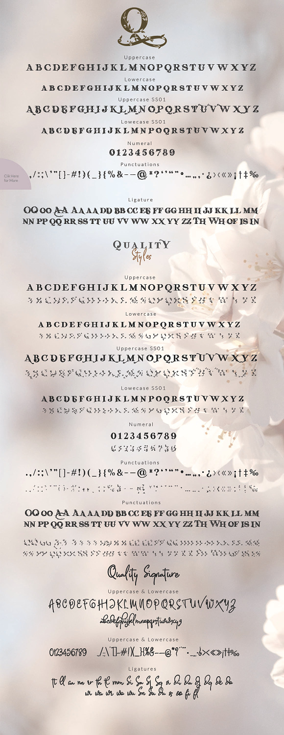 Quality Decorative Font Duo in Display Fonts - product preview 7