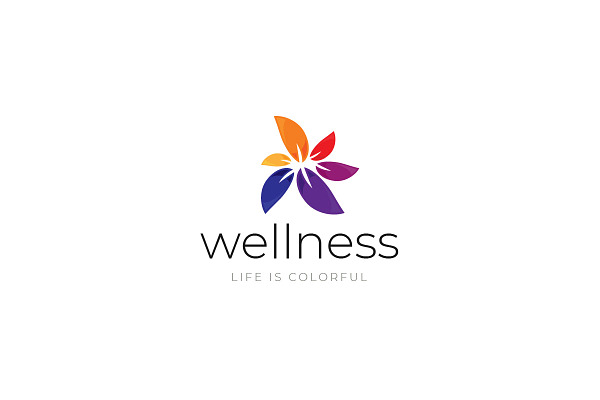 Wellness Colorful Logo