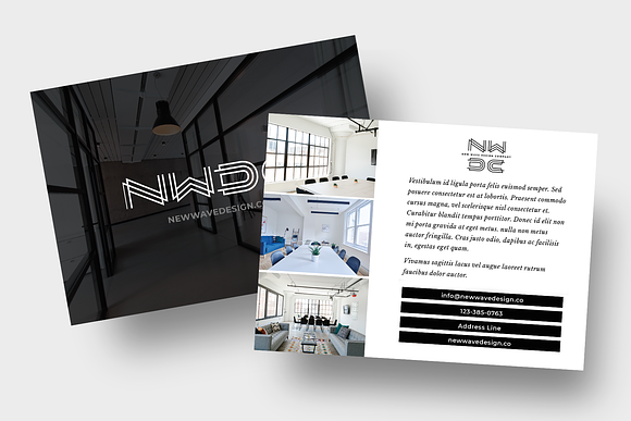 Interior or Architectural Postcard in Postcard Templates - product preview 1