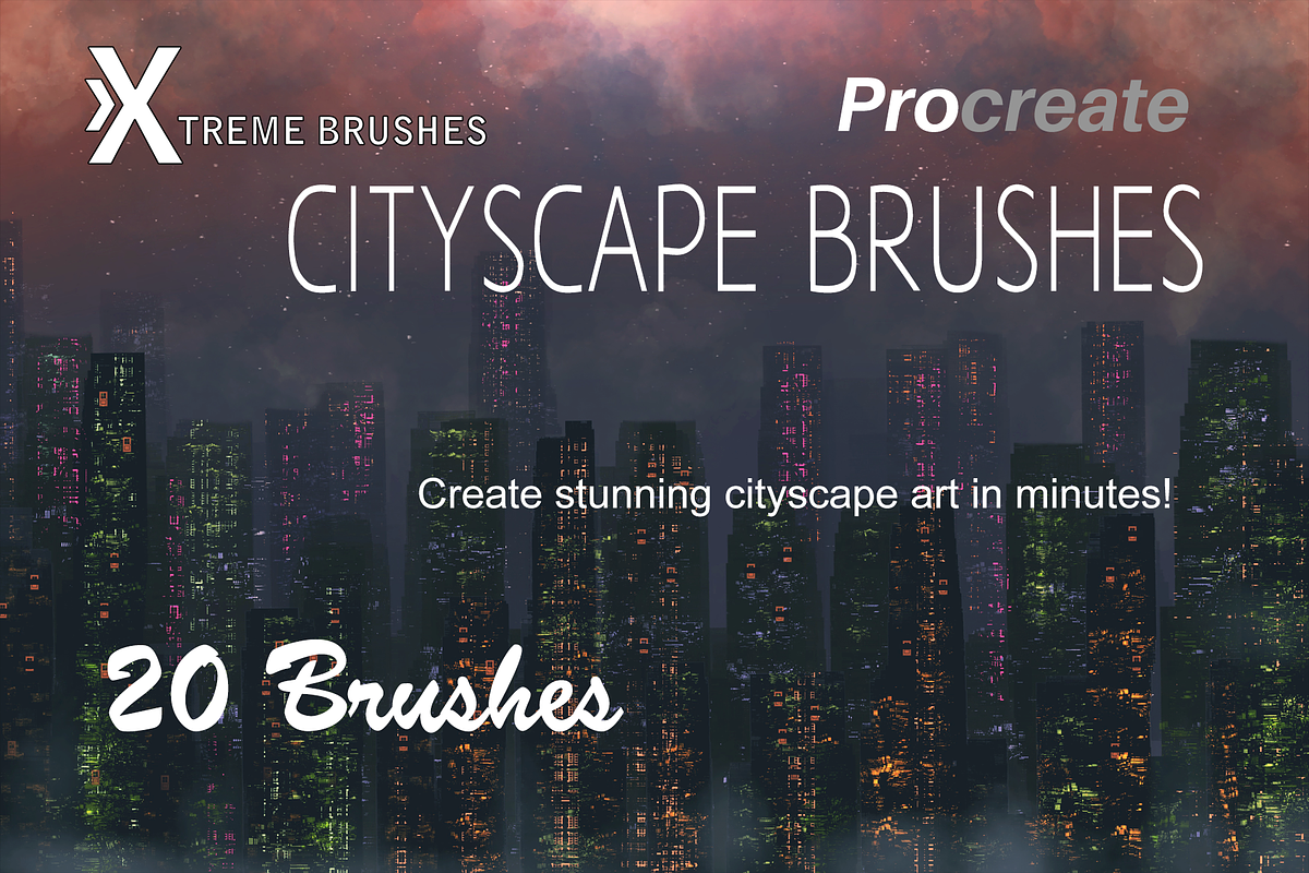 Procreate Cityscape Brushes in Photoshop Brushes - product preview 8