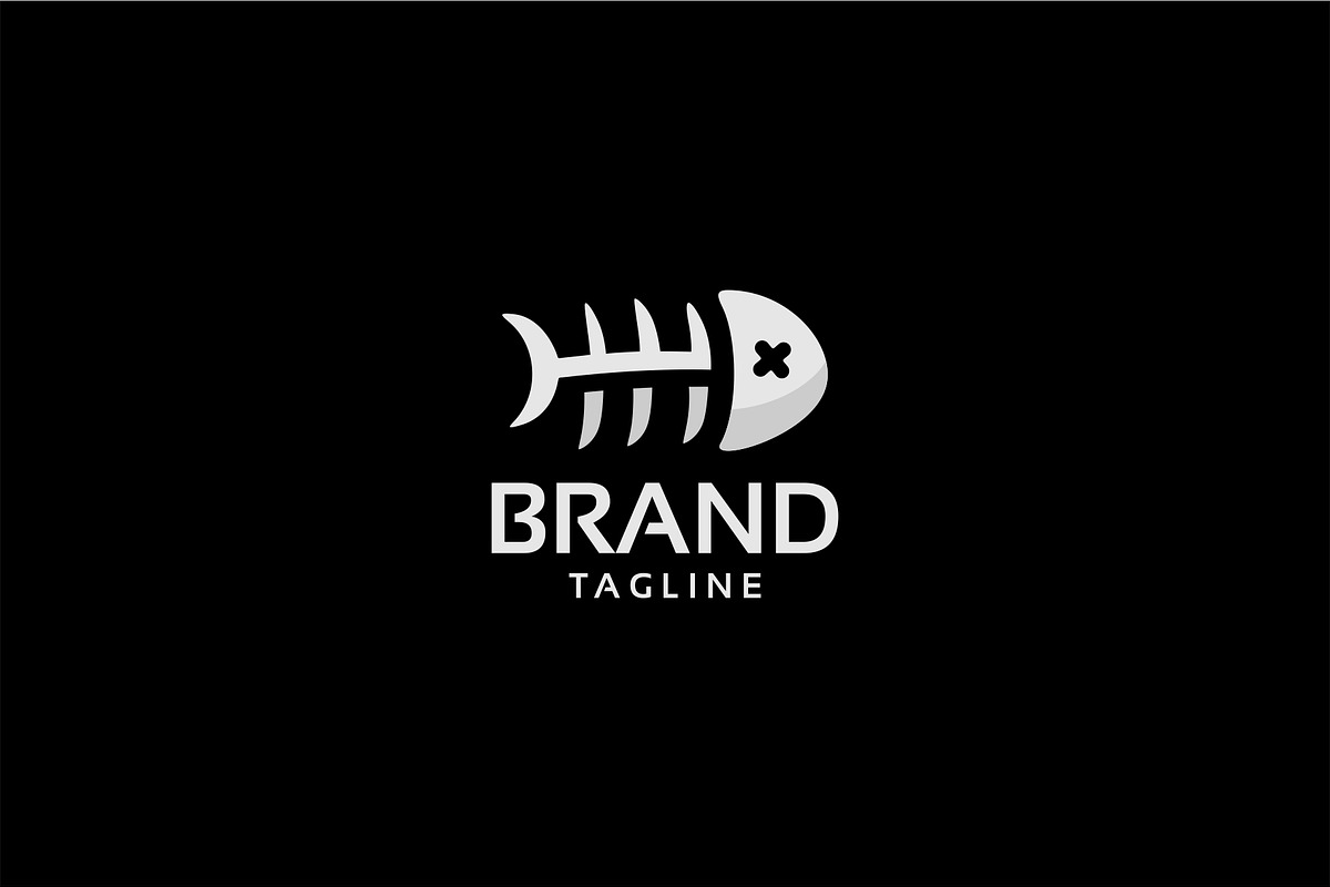 Fish Bone in Logo Templates - product preview 8