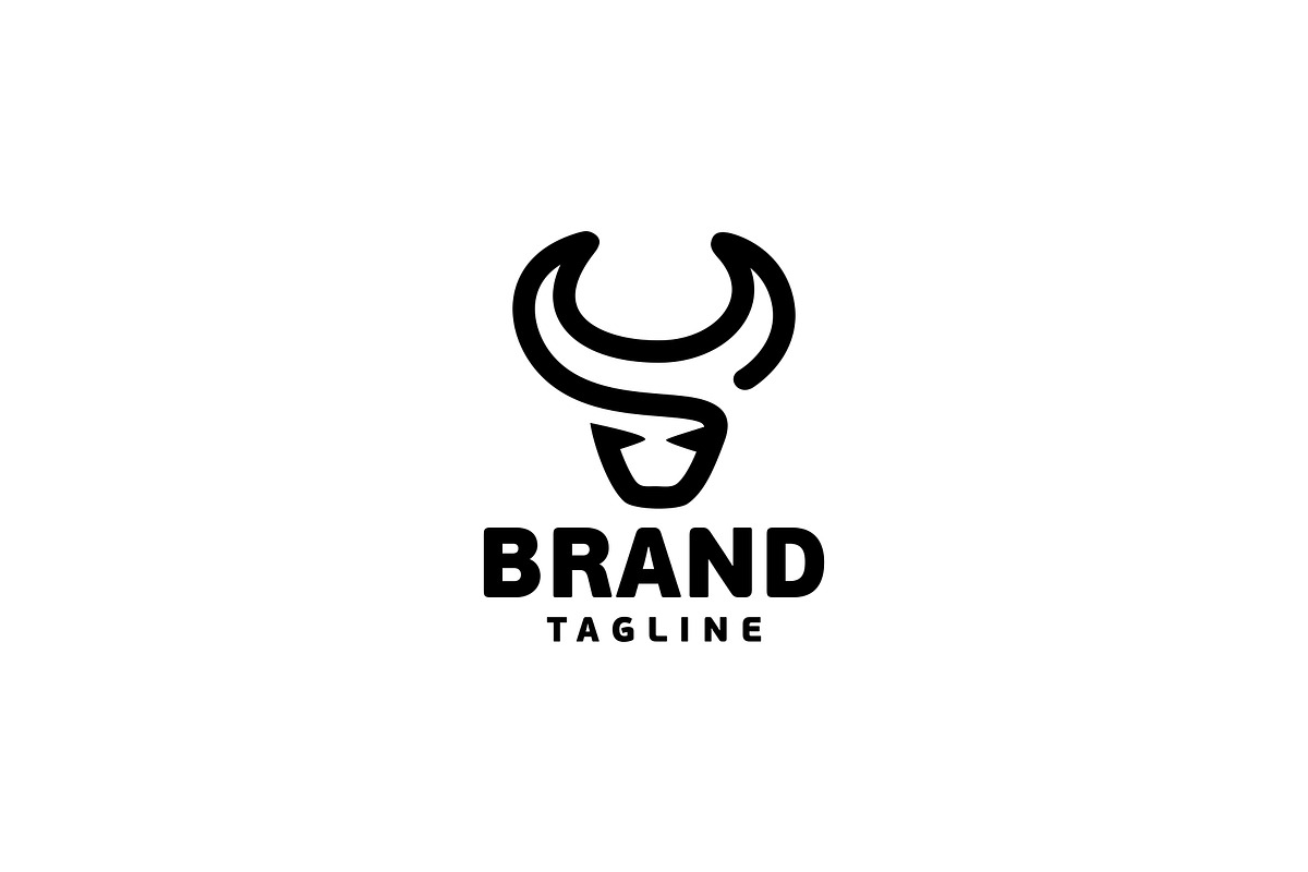 Bull Head in Logo Templates - product preview 8