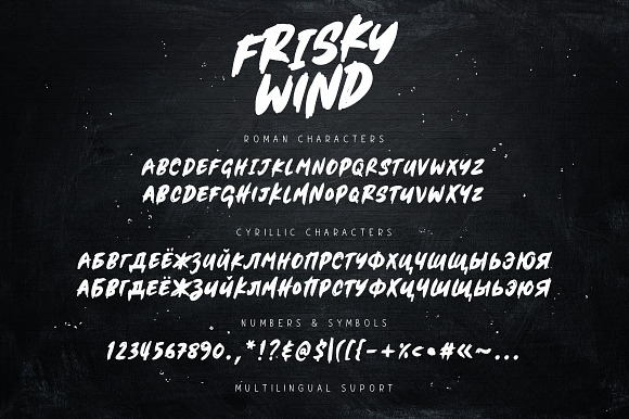 Frisky Wind in Display Fonts - product preview 4