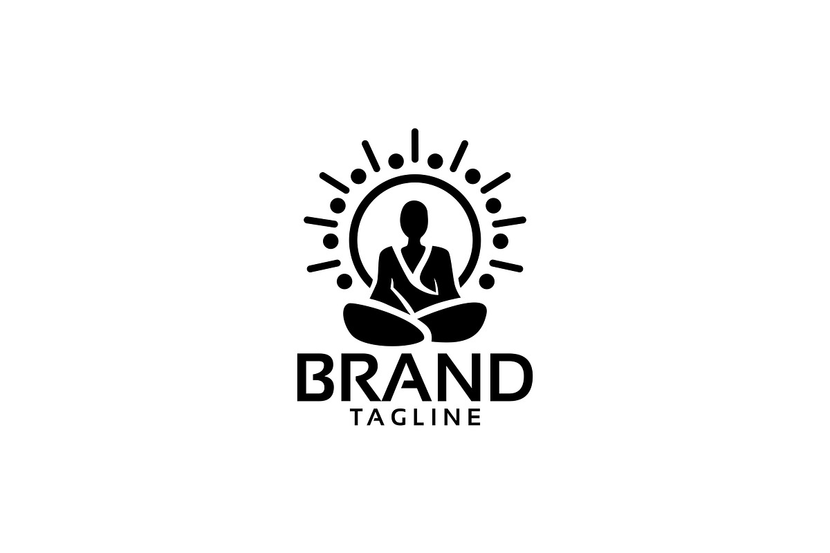 Meditation  in Logo Templates - product preview 8