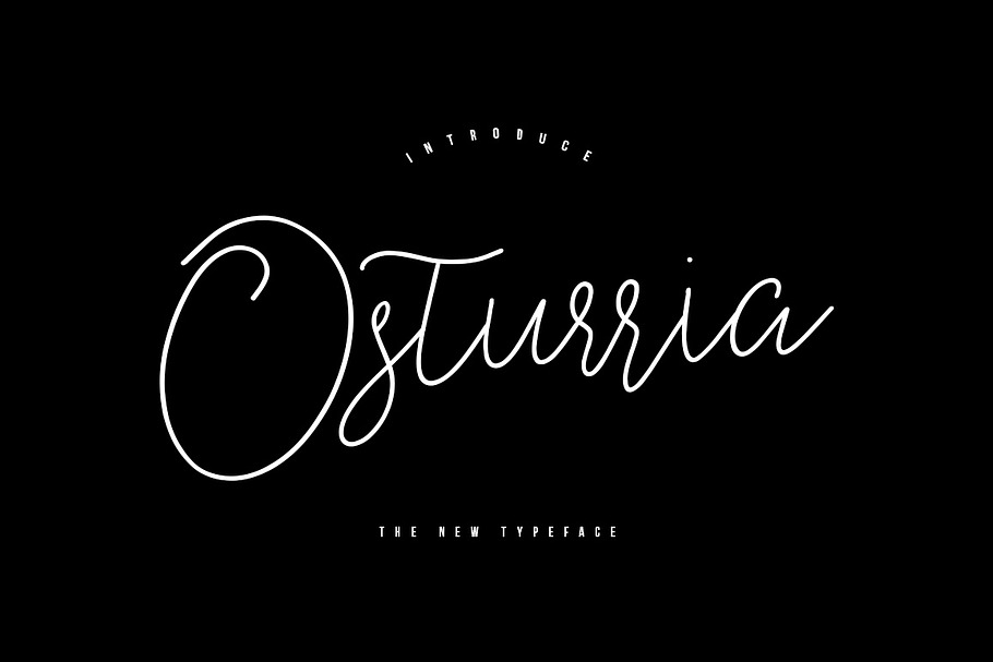 Osturria Typeface in Script Fonts - product preview 8