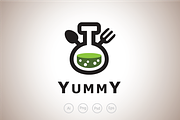 Delicious Food Lab Logo Template