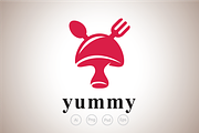 Mushroom Restaurant Logo Template