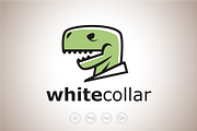 White Collar Rex Logo Template