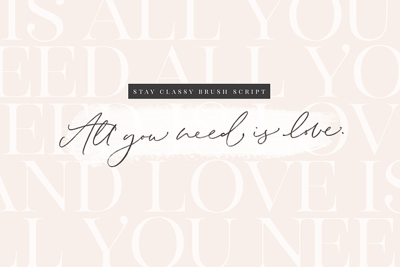 The Stay Classy Font Duo in Display Fonts - product preview 23