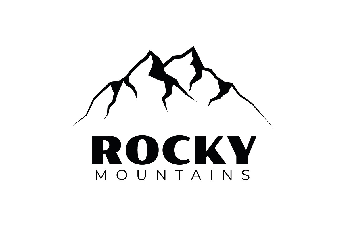 Rocky Mountains Logo Template | Creative Logo Templates ~ Creative Market