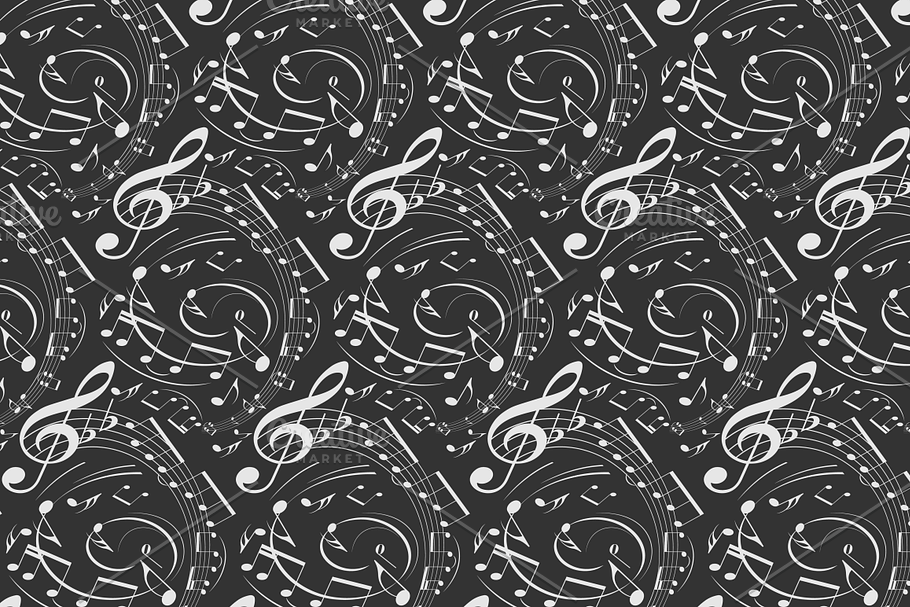Music, dark wallpaper, Background in Patterns - product preview 8
