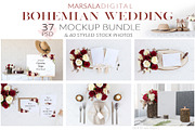 Bohemian Wedding Mockup Bundle 