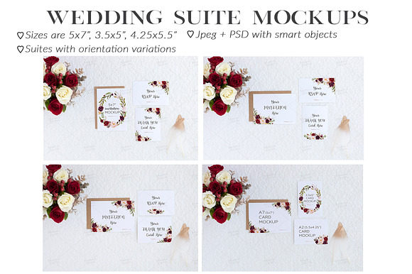 Bohemian Wedding Mockup Bundle  in Product Mockups - product preview 3