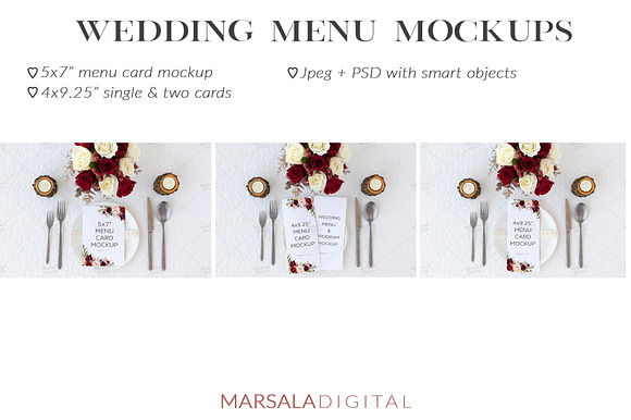Bohemian Wedding Mockup Bundle  in Product Mockups - product preview 4