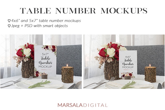 Bohemian Wedding Mockup Bundle  in Product Mockups - product preview 6