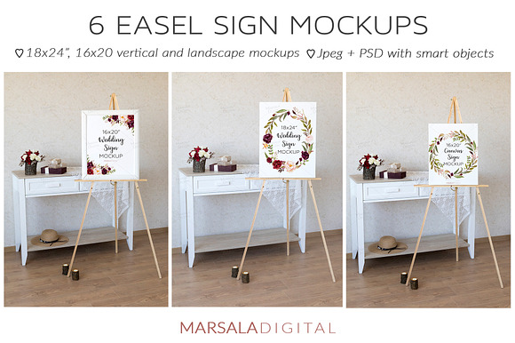Bohemian Wedding Mockup Bundle  in Product Mockups - product preview 10