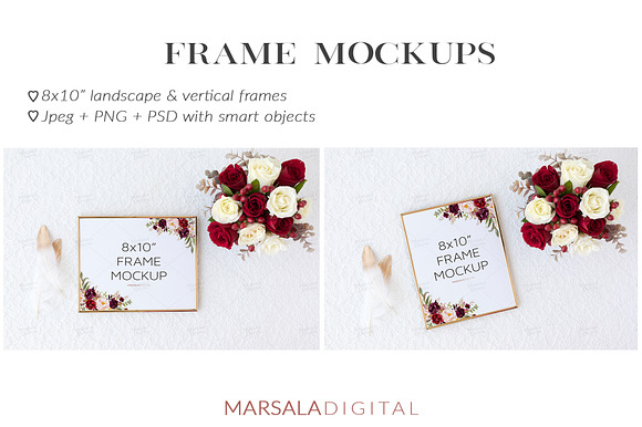 Bohemian Wedding Mockup Bundle  in Product Mockups - product preview 12