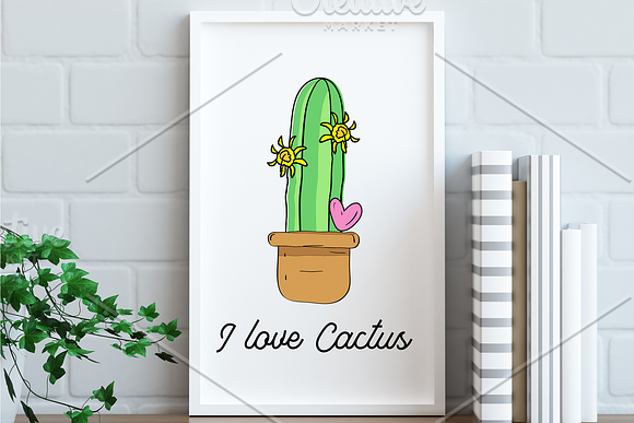 3 Cactus illustrations in Illustrations - product preview 1